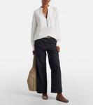 Замшевые балетки Monili Brunello Cucinelli, Vigogna - фото 3