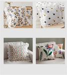 DUYHBAWRS Наволочка Nordic Leaf с кружевом - фото 2