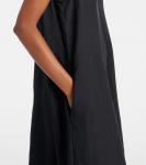 Ниша льняное миди-платье Asceno, черный - фото 5