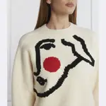 Свитер обычного кроя с добавлением шерсти Desigual, экрю - фото 4