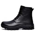 Короткие мужские ботинки Martin на платформе BAGE, Black - фото