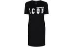 Мини-платье-футболка с принтом Icon Spray DSQUARED 2, черный - фото