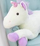 Мишка Густав Тедди, плюшевый Единорог, 125 см, белый Miś Gustaw - фото 2