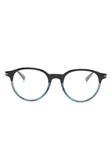 Montblanc очки в круглой оправе, черный - фото