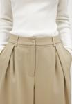 Брюки NA-KD Trousers, Khaki Beige/Beige - фото 4