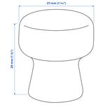 Ручка IKEA, 27 mm, белый - фото 4