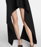 Мини-платье с драпировкой JW Anderson, черный - фото 5