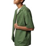 UNIQLO Рубашка унисекс темно-оливковая - фото 5