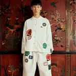 CLOT Куртка LACOSTE Collaboration FW24 унисекс белая, White - фото 4