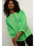 Блузка Roca Kaffe, зеленый - фото 4
