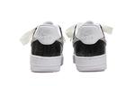 Кроссовки Nike Air Force 1 Skateboard Shoes Women's Low-Top Black Silver - фото 4