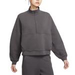 24.7 ImpossiblySoft Women's Dri FIT Oversized 1/2 Zip Top Nike, серый - фото