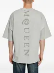 Футболка с логотипом Alexander McQueen, серый - фото 4