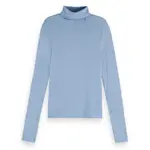 Лонгслив Scotch & Soda Roll Up, синий - фото 3