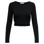 Лонгслив Only Nikita, черный - фото