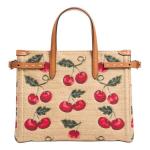 Valentino Рафия кожаная сумка тоут - фото 3