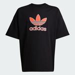 Футболка Adidas Oversize Trefoil Tee, черный - фото 4