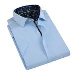Tom Baine Slim Fit рубашка мужская с коротким рукавом Performance Stretch Button Down, белый - фото 2