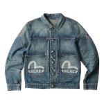 Куртка x evisu type one denim jacket 'stone wash' Palace, синий - фото