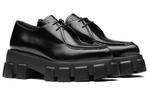 Кроссовки monolith pattern calf pointy derby shoes 'black' Prada, черный - фото 2