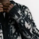 DIOR Трикотажный свитер мужской синий - фото 8