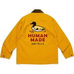 HUMAN MADE Рубашка с аппликацией утки, Yellow - фото