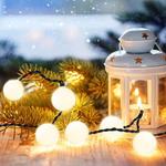 LICHTERKETTE mit Kugeln 6.90M BILLY, бежевый - фото 3