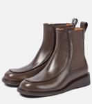 Кожаные ботинки челси Tod's, Caffé + Marrone Africa - фото 4