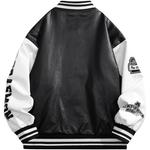 Бейсбольная куртка унисекс Doraemon, черный (облачный принт) - фото 5