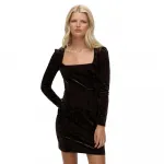 Платье Superdry W8011984A short, коричневый - фото