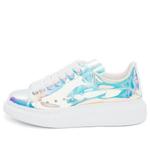 Кроссовки oversized sneaker 'white multicolour' Alexander Mcqueen, белый - фото