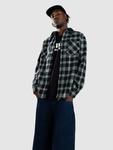 Рубашка Blue Tomato Flannel Over Hemd, dark navy/green - фото 3