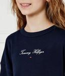 Толстовка детская Tommy Hilfiger с надписью, синий - фото 4