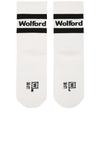 Носки с логотипом и ребристой текстурой Wolford, white & black - фото 4