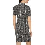 Max Mara Cesy Monogram jacquard платье MaxMara, черный - фото 10