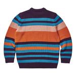 Трикотаж Palace с плотной полоской, оранжевый - фото 2