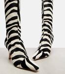 Ботинки Conner Ives Gloria 85 до колена Jimmy Choo, Black/White Mix - фото 5