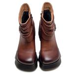 Ботильоны женские Mata, коричневый - фото 4