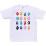 Футболка Bape 32nd Anniversary Ape Head A BATHING APE, белый - фото
