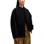 Lemaire Коттон кроп-жакет, Black - фото 5