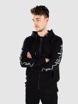 Толстовка Poetic Collective Crayon Arm Sweatjacke, black - фото 5
