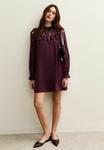 Платье New Look SLEEVE SMOCK MINI, Dark Purple - фото