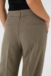 Обычные плиссированные брюки Kaffe Merle, хаки - фото 5