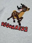 Футболка с принтом DSQUARED2 KIDS, серый - фото 4