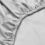 Простыня на резинке, серая, 90x200 см IKEA Bärglim - фото 2