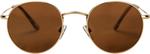 Chpo Солнцезащитные очки Liam gold/brown - фото
