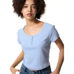 Футболка женская UNIQLO, синий - фото 2