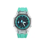 Часы Casio G-Shock Analog-Digital 2100 Series, арт. GA-2100-1A1, ледяной бирюзово-голубой - фото