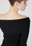 Джемпер KATIA OFF SHOULDER ONLY, черный - фото 3