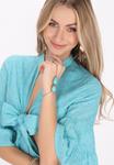 Блуза IZIA IZIA, бирюзовый - фото 4